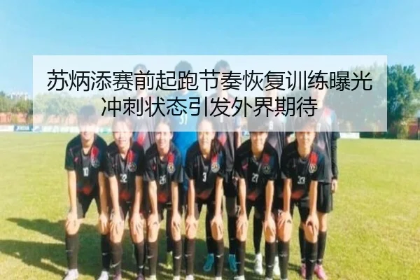 苏炳添赛前起跑节奏恢复训练曝光 冲刺状态引发外界期待（BandaoAPP）